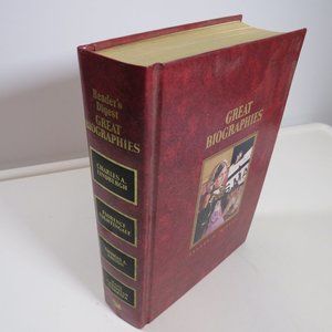Great Biographies FIRST EDITION 1987 Reader's Digest Gold Edges